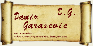 Damir Garašević vizit kartica